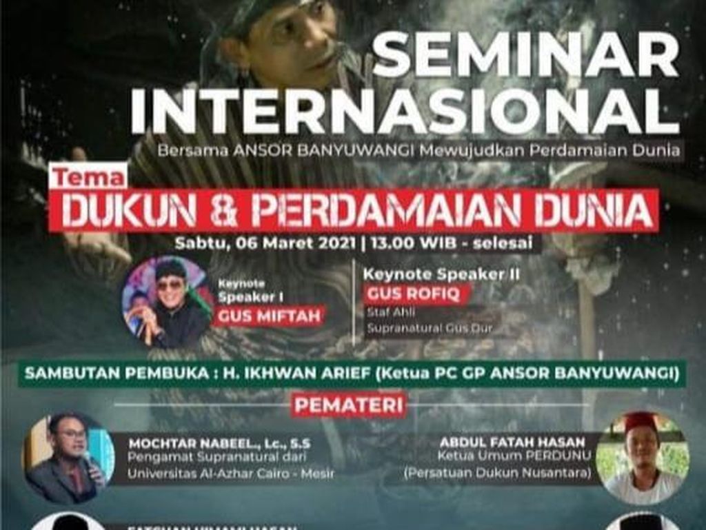 Ini Klarifikasi GP Ansor Banyuwangi Soal Pencatutan Nama Gus Miftah Ini Klarifikasi GP Ansor Banyuwangi Soal Pencatutan Nama Gus Miftah