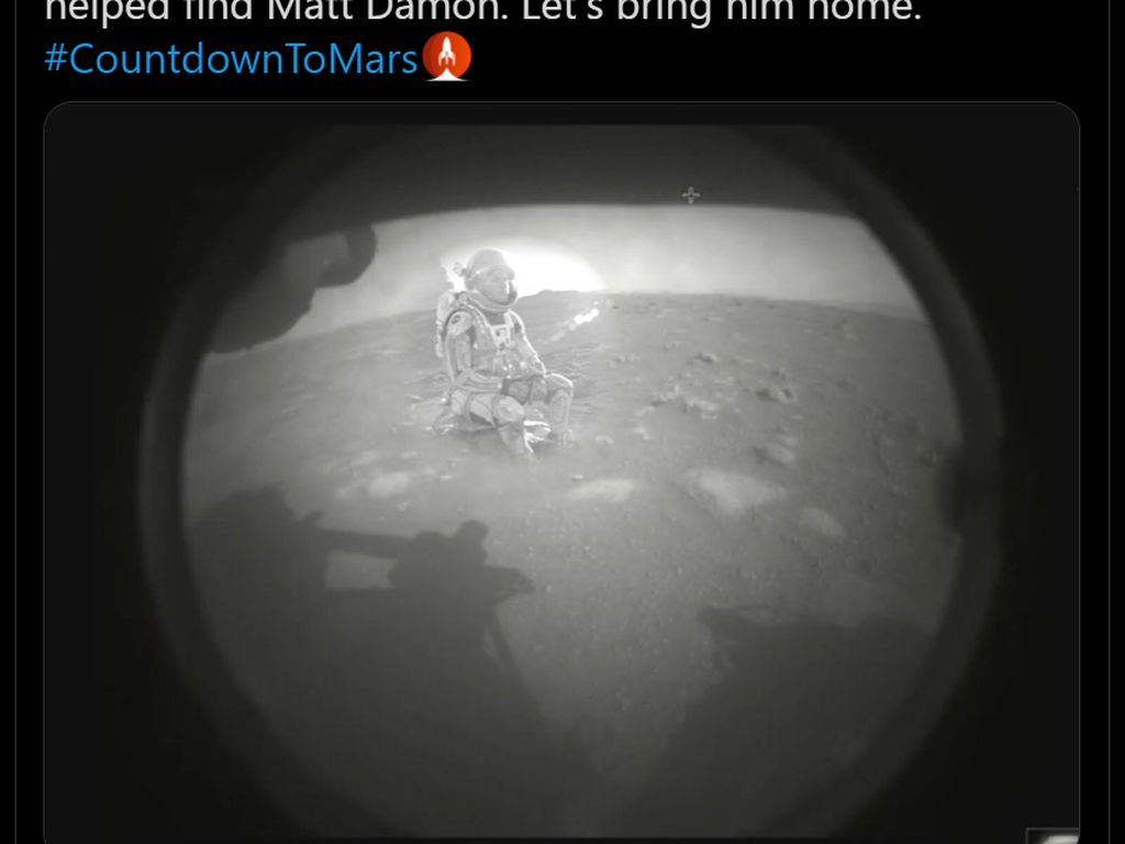 Meme Kocak Robot NASA Mendarat di Mars untuk Selamatkan Matt Damon Meme Kocak Robot NASA Mendarat di Mars untuk Selamatkan Matt Damon