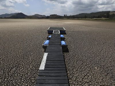 Nestapa Keringnya Laguna di Kolombia