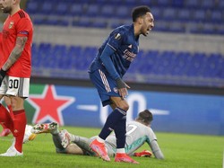 Benfica Vs Arsenal: Duh, Aubameyang Buang-buang Peluang Emas