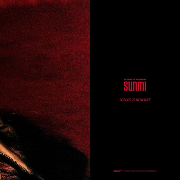 Sunmi merilis foto teaser pertamanya untuk comeback terbaru