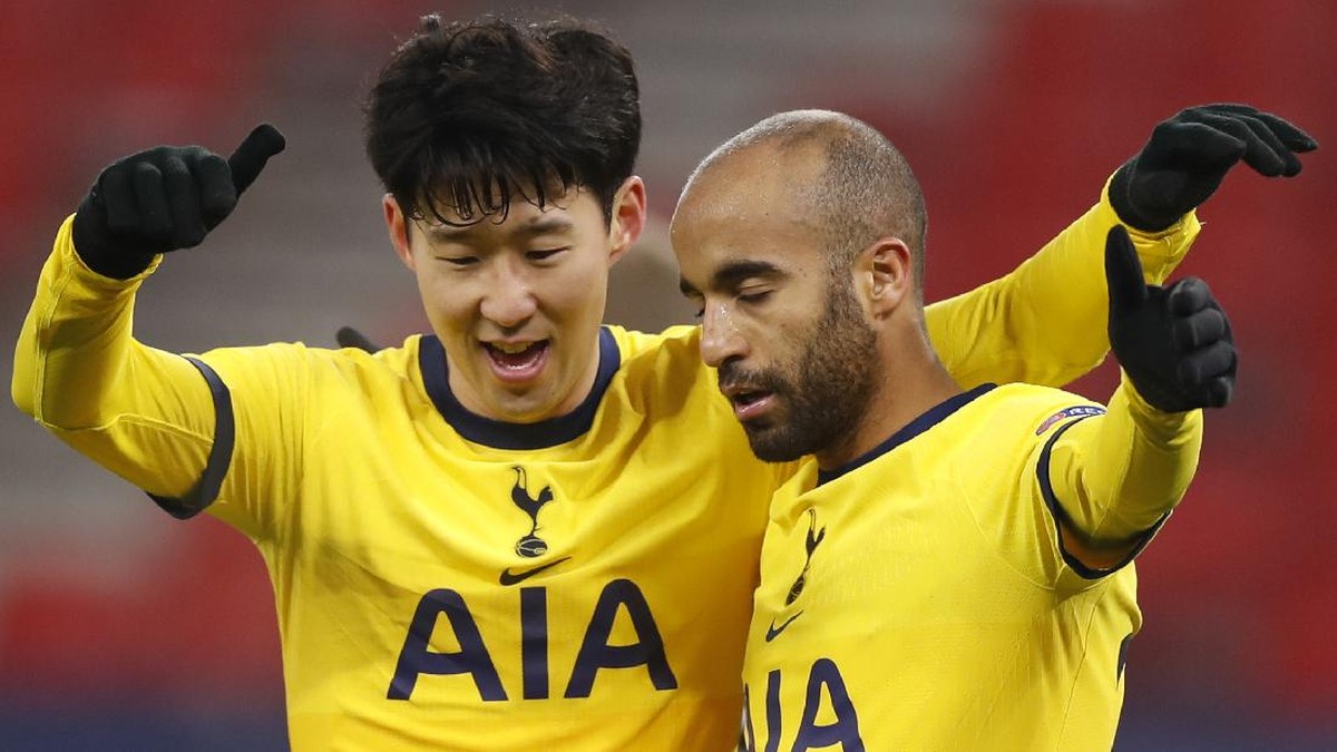 Wolfsberger vs Tottenham tuntas dengan kemenangan 4-1 Son Heung-min dkk. (Foto: AP/Laszlo Balogh)