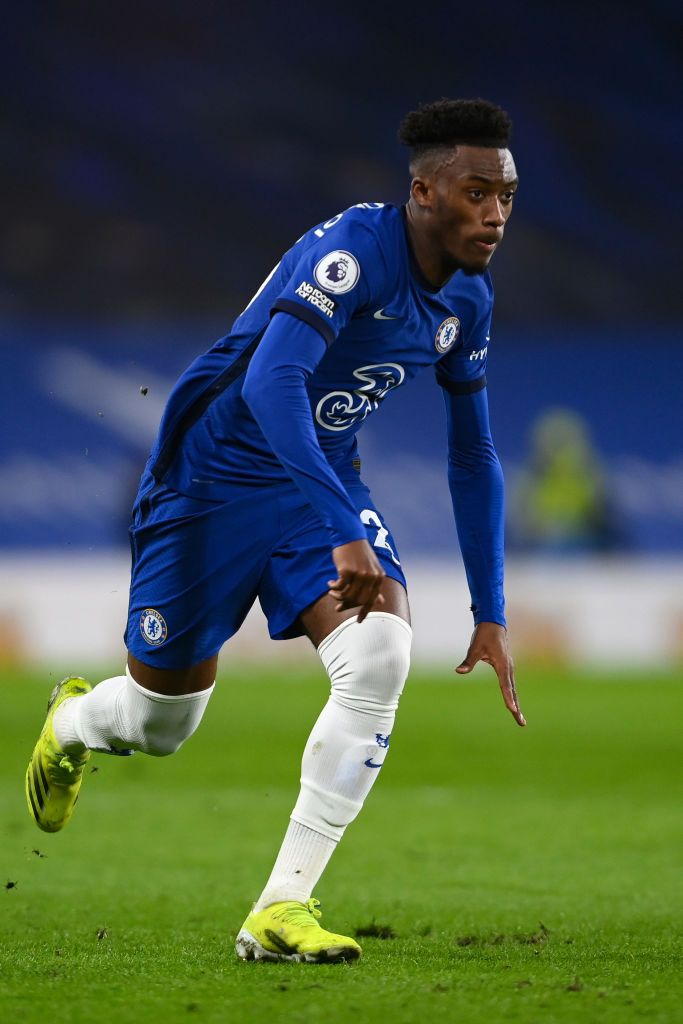 SOUTHAMPTON, ENGLAND - FEBRUARY 20: Callum Hudson-Odoi of Chelsea looks on during the Premier League match between Southampton and Chelsea at St Mary's Stadium on February 20, 2021 in Southampton, England. Sporting stadiums around the UK remain under strict restrictions due to the Coronavirus Pandemic as Government social distancing laws prohibit fans inside venues resulting in games being played behind closed doors. (Photo by Neil Hall - Pool/Getty Images)