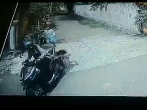 Detik-detik Bocah di Pasuruan Terseret Motor Penjambret