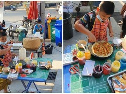 Berbekal Resep dari YouTube, Bocah 9 Tahun Jualan Crepes Demi Keluarga