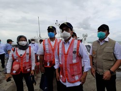 Pelabuhan Tanjung Carat Dibangun Akhir 2021, Menhub Cek Lokasi