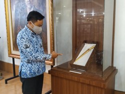 Melihat dari Dekat Pusaka Bung Karno di Blitar, Kiai Sekar Jagad dan Gong Kiai Djimat