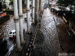 Anak Buah Anies Jawab Anggapan Hujan Sedikit Jakarta Tergenang