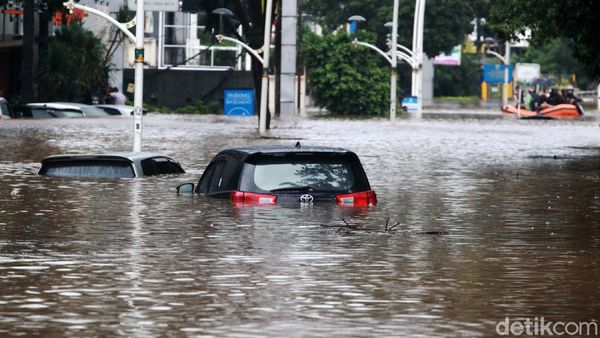 Potret Banjir Besar Jakarta di Awal 2021