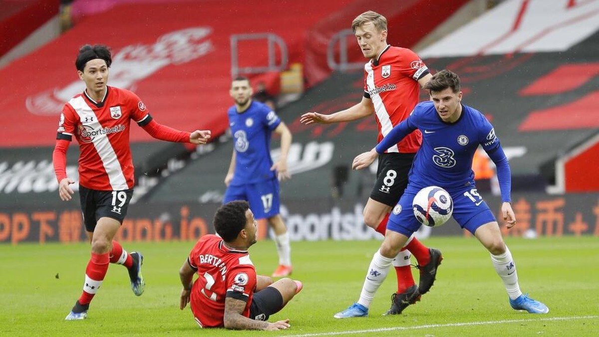 Laga Southampton vs Chelsea di lanjutan Liga Inggris berakhir imbang 1-1 (Foto: AP/Kirsty Wigglesworth)