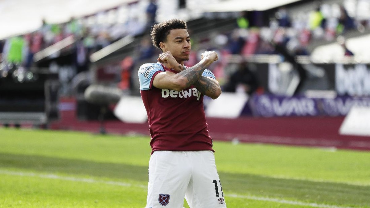 Jesse Lingard begitu bahagia di West Ham United karena bisa bermain rutin setiap peka (Foto: Getty Images/Pool)