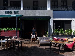 Kondisi Kemang Usai Banjir Surut