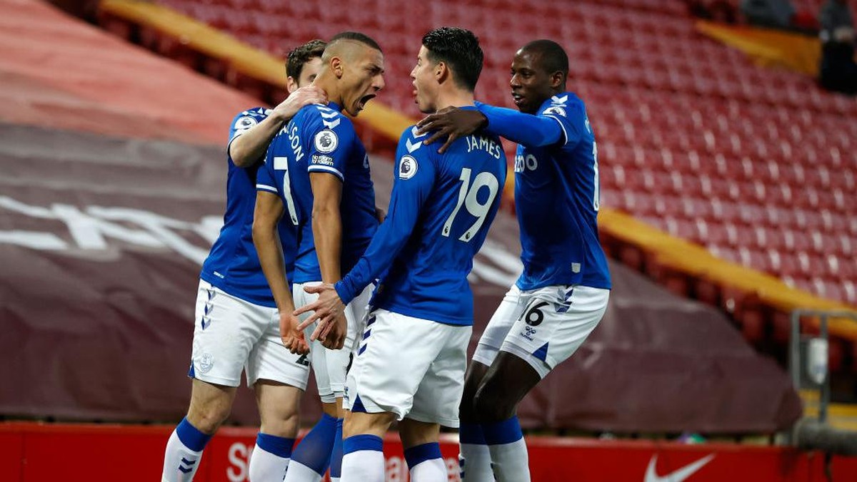 Everton percaya diri bisa bersaing dengan Chelsea memperebutkan tiket ke Liga Champions (Foto: Getty Images/Pool)