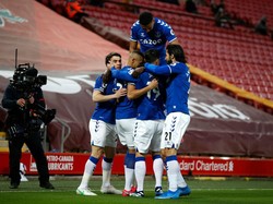 Everton Unggul 1-0 dari Liverpool di Babak Pertama