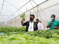 Kunjungi Ponpes Al-Ghazali di Bogor, Mentan Serukan Kerja Kolaboratif