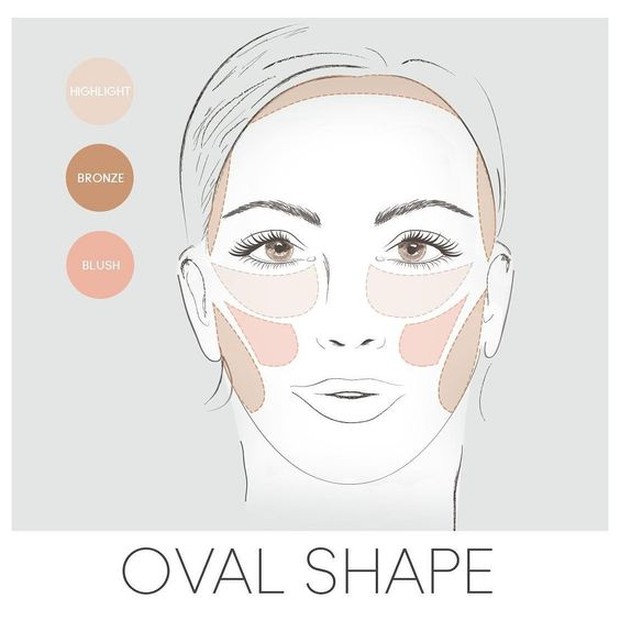 oval shape/Pinterest-janeiredale oval shape