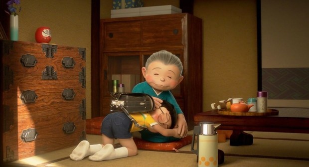 Potongan adegan Nobita saat dapat memutar waktu bertemu kembali dengan mendiang neneknya/Sumber/Instagram/cgv.id Potongan adegan Nobita saat dapat memutar waktu bertemu kembali dengan mendiang neneknya.