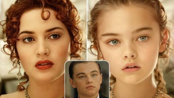 12 Foto Anak Hasil Rekayasa AI dari Pasangan Film Legendaris