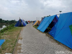 Banjir di Jombang Surut, Perbaikan Tanggul Jebol Dikebut