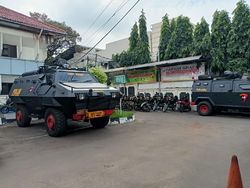 2 Kompi Polisi Amankan Sidang Praperadilan Habib Rizieq di PN Jaksel