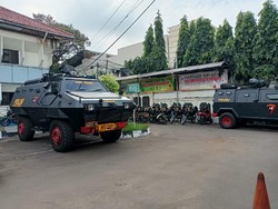 2 Kompi Polisi Amankan Sidang Praperadilan Habib Rizieq di PN Jaksel