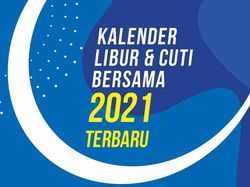 Tok! Pemerintah Ubah 2 Hari Libur Nasional dan Hapus Cuti Bersama Natal 2021