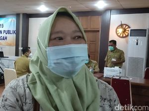 Pedagang Pasar di Semarang Ini Siap Ajak Temannya Divaksin Corona Pedagang Pasar di Semarang Ini Siap Ajak Temannya Divaksin Corona