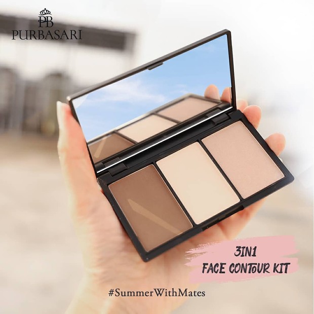 Purbasari 3 in 1 Face Contour Kit