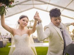 Reza Arap dan Wendy Walters Resmi Menikah di Bali