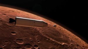 Foto Aksi Rover NASA Menjelajah Planet Mars