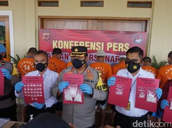 Polisi Tangkap 9 Bandar Narkoba di Cianjur, 257 Gram Sabu Disita