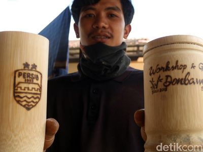 Berawal dari Ngopi, Kerajinan Bambu Pemuda Sukabumi Tembus ke Jerman