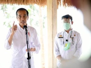 Momen Jokowi Resmikan Bendungan Napun Gete di NTT