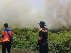 Kebakaran Lahan Gambut di Sumbar Belum Padam Usai 10 Hari