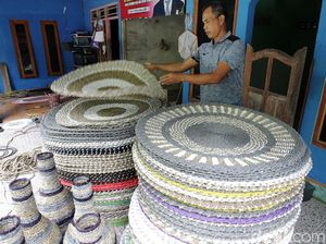 Keren, Kerajinan Karpet Ini Berbahan Serat Alam Lho