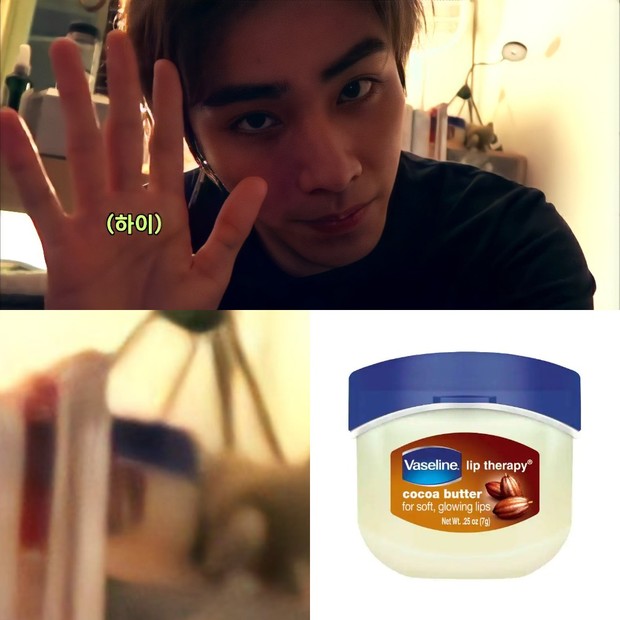 Skincare Xiaojun WAYV: Vaseline Lip Therapy Cocoa Butter