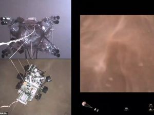 Mengagumkan, Video Detik-detik Robot NASA Mendarat di Mars