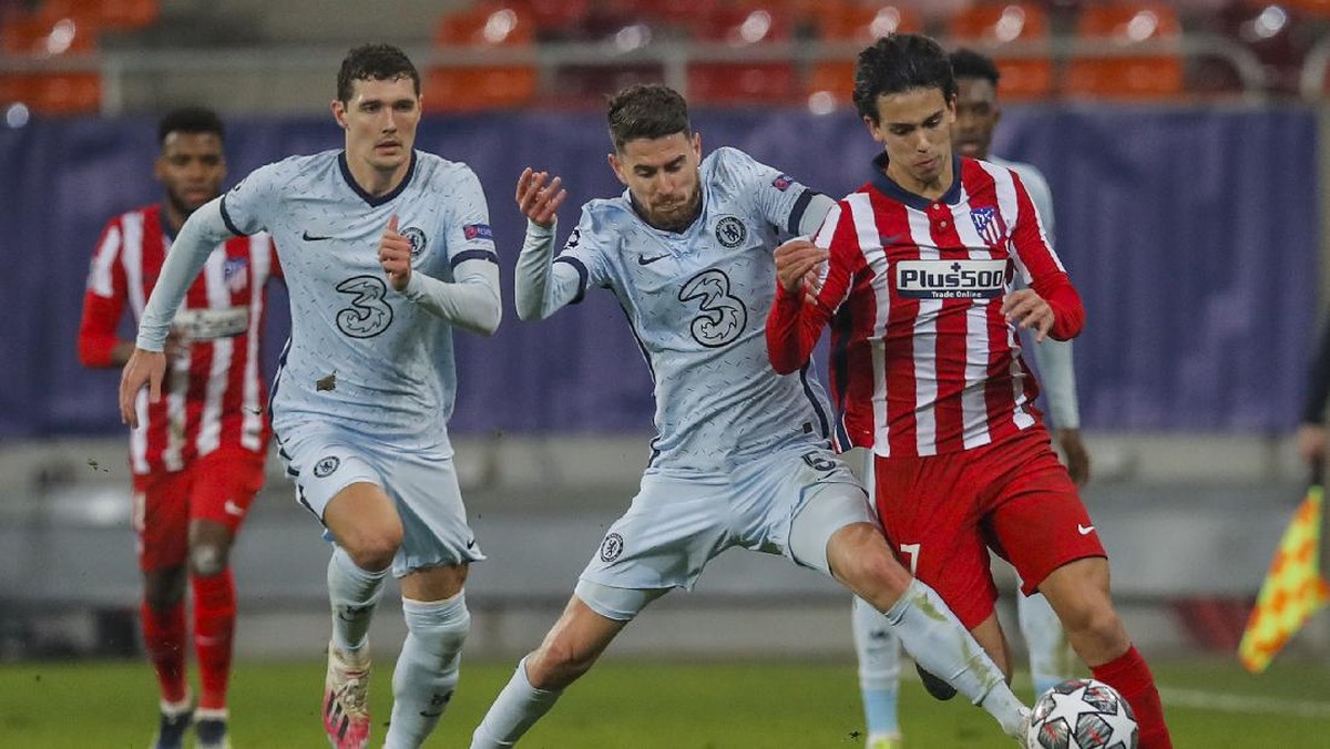 Chelsea sukses meredam Atletico Madrid. (Foto: AP/Vadim Ghirda)