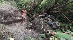 Diduga Situs Bersejarah, Ini Batu Susun yang Ditemukan di Prambanan