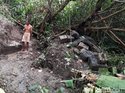 Diduga Situs Bersejarah, Ini Batu Susun yang Ditemukan di Prambanan
