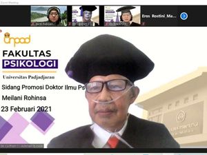 Salut! Dosen Unpad Ini Tetap Jadi Penguji Mahasiswa S3 Meski Dirawat di RS