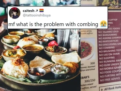 Duh! Restoran Ini Larang Pengunjung Curhat hingga Menyisir Rambut