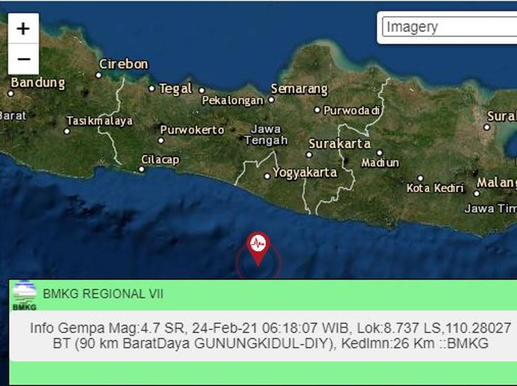 Gempa M 4,7 Gunung Kidul Terasa di Pacitan Namun Tak Ada Kerusakan Gempa M 4,7 Gunung Kidul Terasa di Pacitan Namun Tak Ada Kerusakan