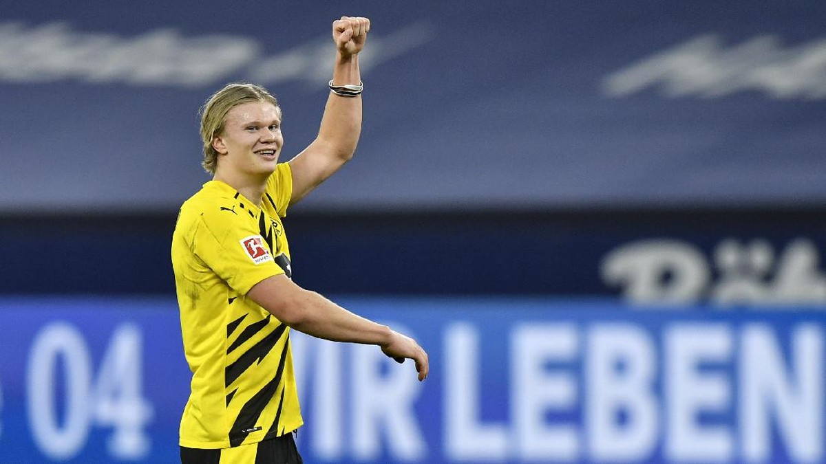 Erling Haaland disebut sebagai calon striker terbaik dunia. (Foto: AP/Martin Meissner)