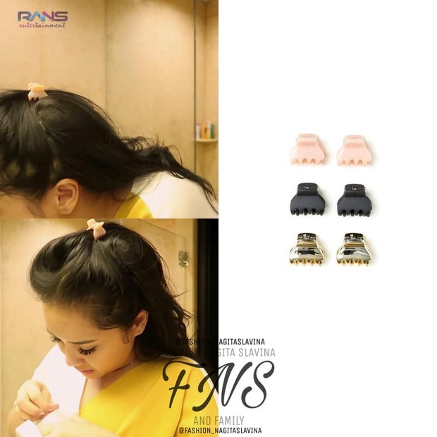 Jepit Rambut dari brand HM yang mini/instagram.com/fashion_nagitaslavina