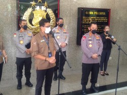 Kapolri-Menparekraf Sandiaga Bertemu Bahas Pemulihan Sektor Pariwisata