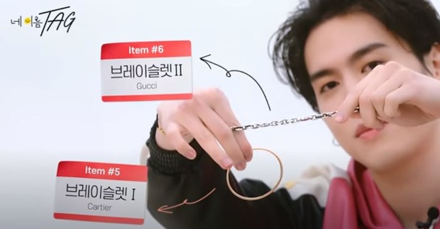 Koleksi gelang GUCCI dan Cartier milik Yugyeom 'GOT7'.
