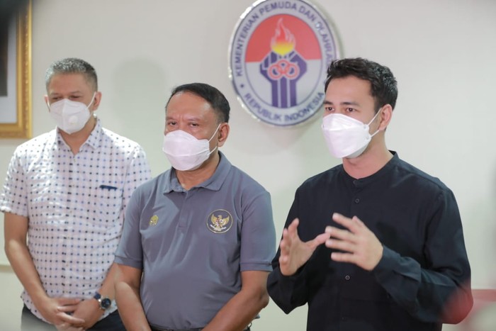 Menpora Zainudin Amali, Raffi Ahmad