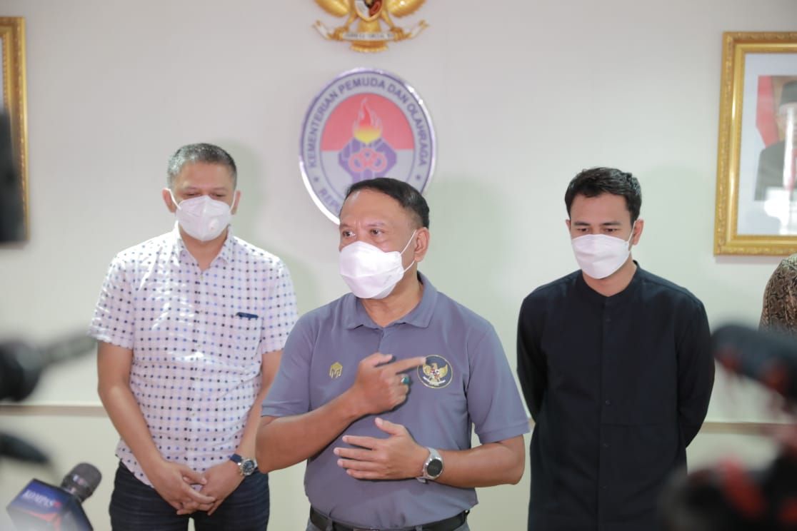 Menpora Zainudin Amali, Raffi Ahmad