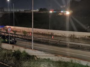 Genangan Selesai Ditangani, Exit Bitung Tol Jakarta-Tangerang Beroperasi Normal